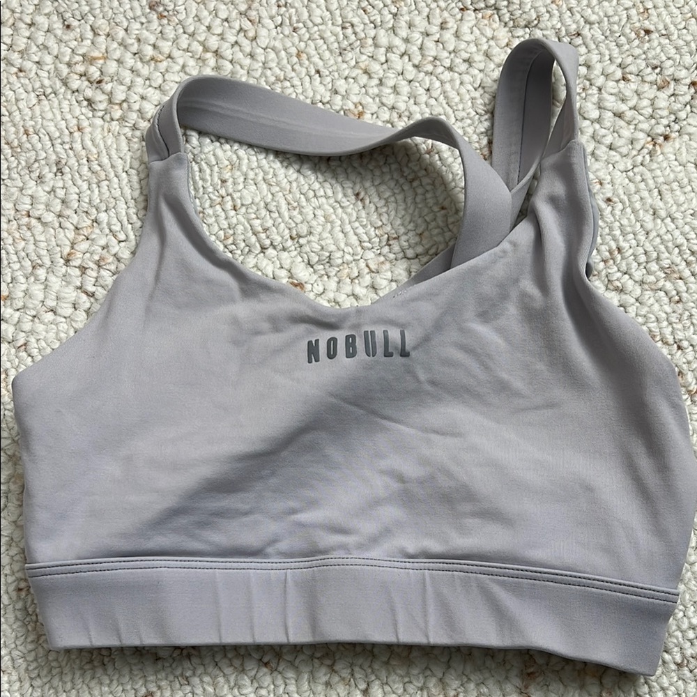 NOBULL Women's Gray Sports Bra